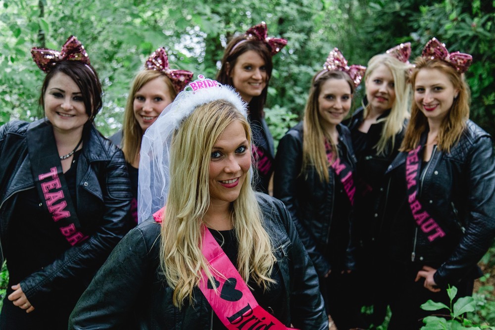 JGA-Fotoshooting an der Alster in Hamburg